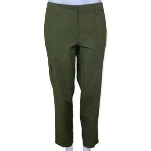Liz Claiborne NWT Tuscan Olive Cropped Pants